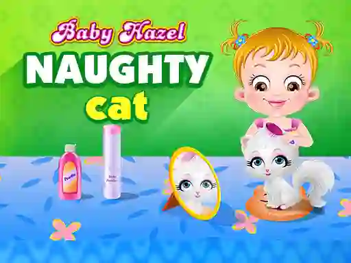 Gêm Baby Hazel - naughty cat ar-lein