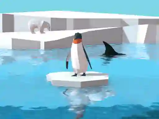 Gêm Penguins. io ar-lein