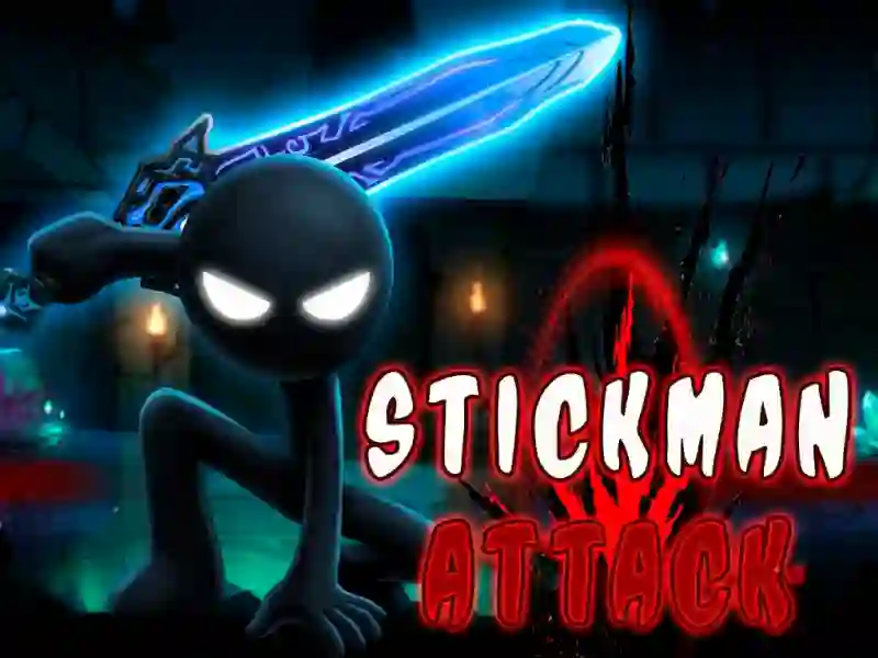 Gêm Stickman Attack ar-lein