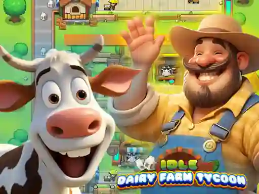 Gêm Idle Dairy Farm Tycoon ar-lein