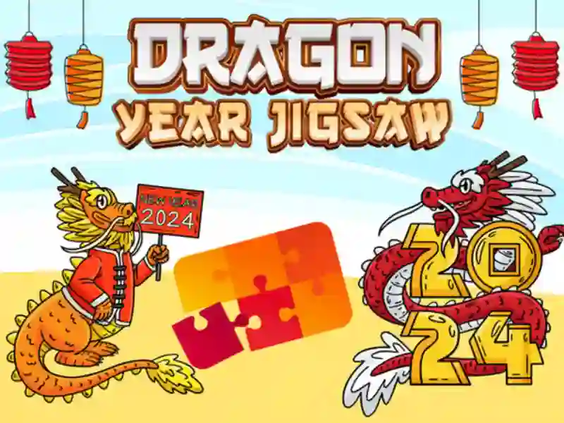 Gêm Dragon Year Jigsaw ar-lein