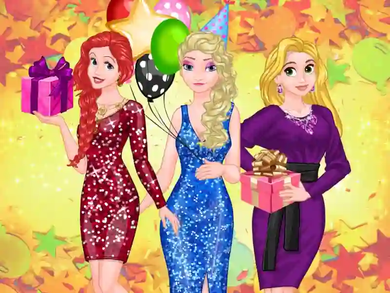 Gêm Frosty Princess Party Surprise ar-lein