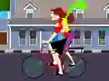 Gêm Cycling Kiss ar-lein