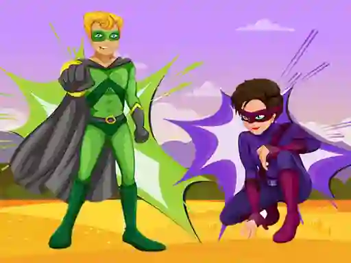 Gêm Superheroes Jigsaw ar-lein