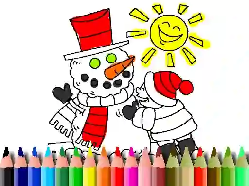 Gêm Back To School: Winter Time Coloring ar-lein
