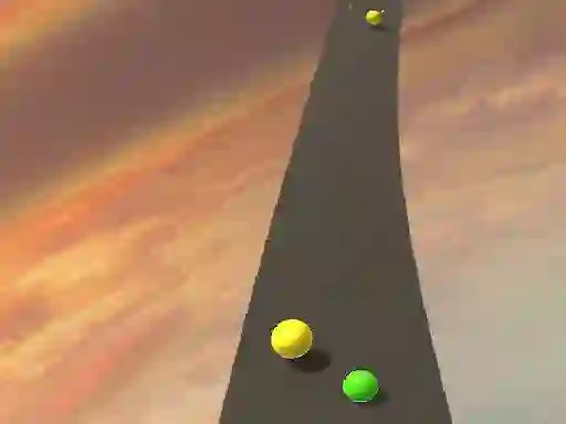 Gêm Sky Ball Race ar-lein