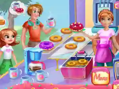 Gêm Annie Cooking Donuts ar-lein