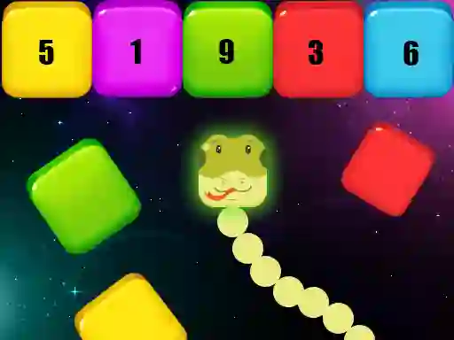 Gêm Snake Blocks and Numbers ar-lein