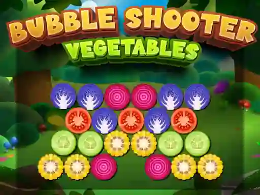 Gêm Bubble Shooter Vegetables ar-lein