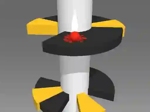 Gêm Endless Helix Jumper ar-lein