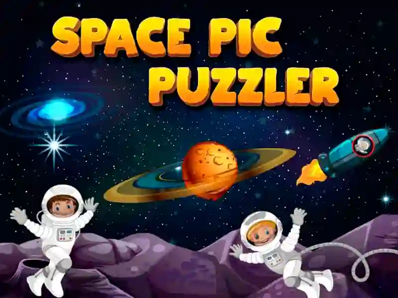 Gêm Space Pic Puzzler ar-lein