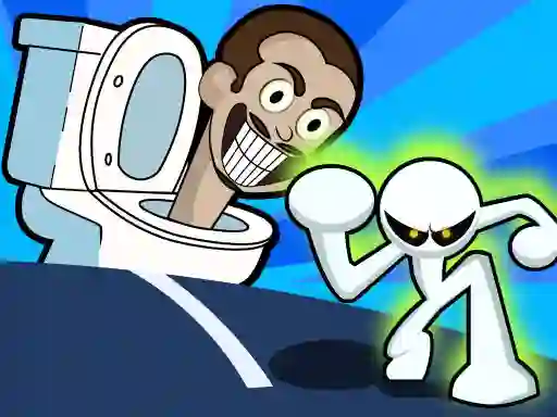 Gêm Stickman vs Skibidi Toilet ar-lein