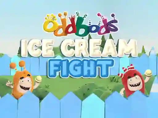 Gêm Oddbods Ice Cream Fight ar-lein