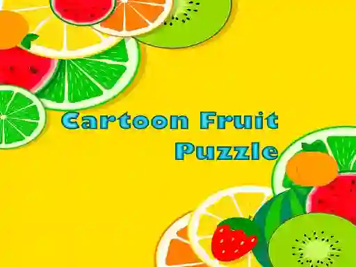 Gêm Cartoon Fruit Puzzle ar-lein