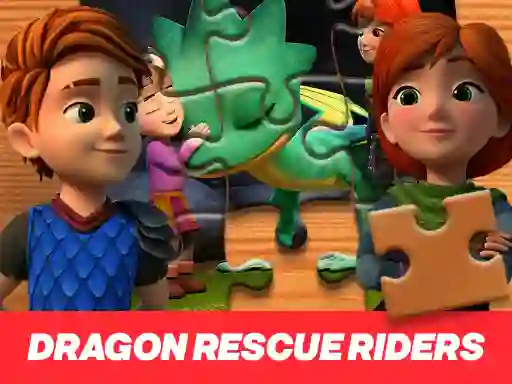 Gêm Dragon Rescue Riders Jigsaw Puzzle ar-lein