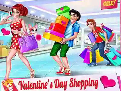 Gêm Valentine's Day Shopping ar-lein