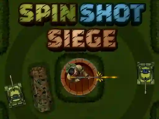 Gêm Spin Shot Siege ar-lein