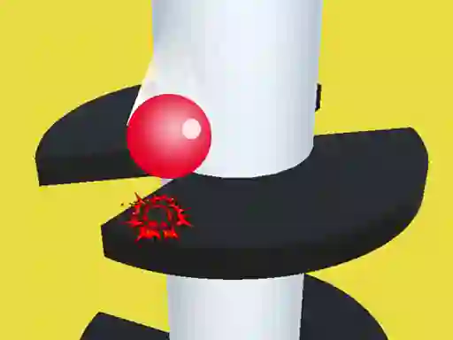 Gêm Helix Jump Ball ar-lein