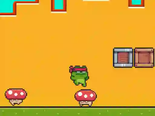 Gêm Ninja Frog Adventure ar-lein