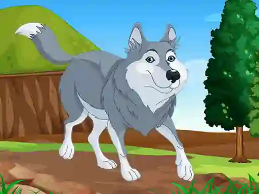 Gêm Wolf Jigsaw ar-lein