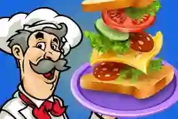 Gêm Sandwich Baker ar-lein