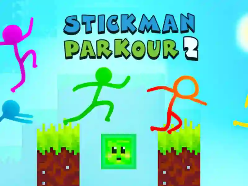 Gêm Stickman Parkour 2 ar-lein