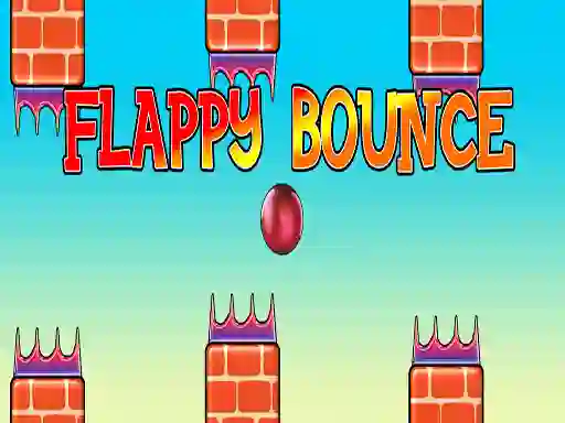 Gêm Flappy Bounce ar-lein