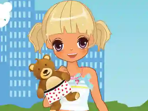 Gêm Little Girl Dress Up ar-lein