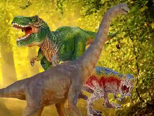 Gêm World Of Dinosaurs Jigsaw ar-lein