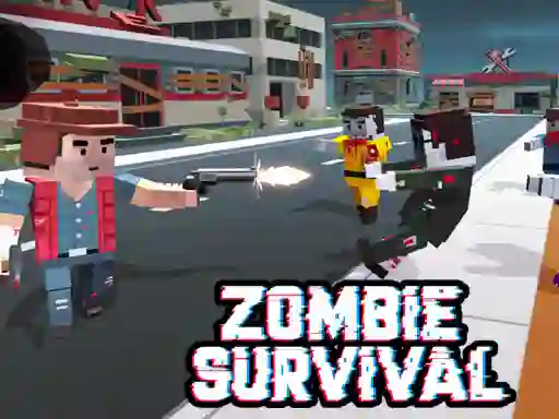 Gêm Zombies Survival ar-lein