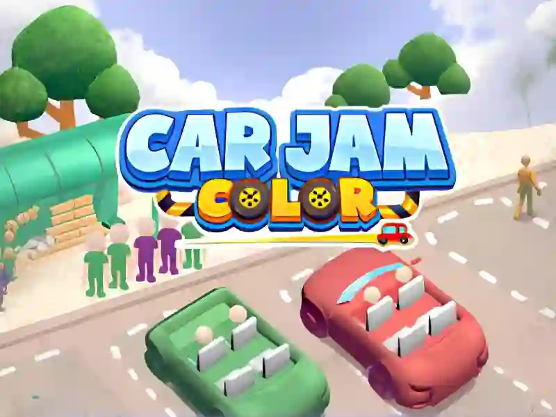 Gêm Car Jam Color ar-lein