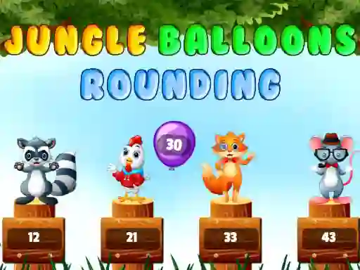 Gêm Jungle balloons rounding ar-lein