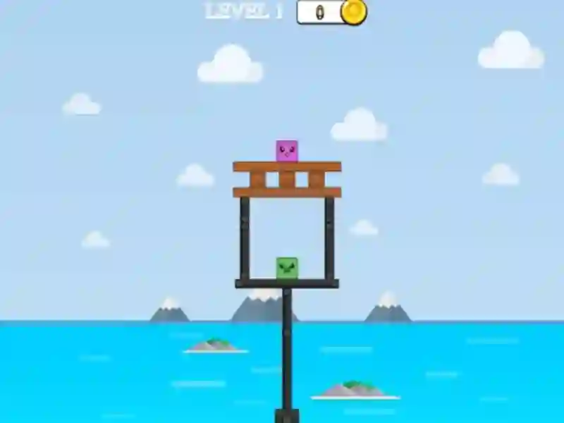 Gêm Circle Block Bird ar-lein
