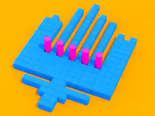 Gêm Sticky Block ar-lein