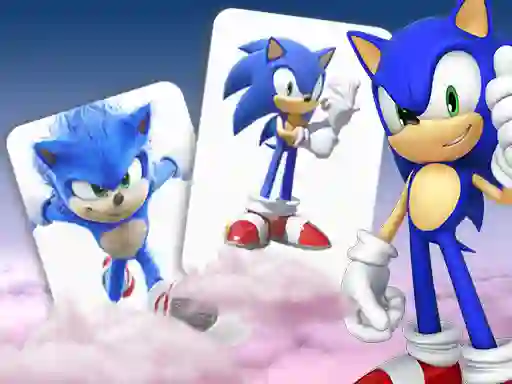 Gêm Sonic Memory card Match ar-lein