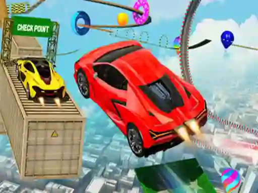 Gêm Crazy Car Stunt Descent GT ar-lein