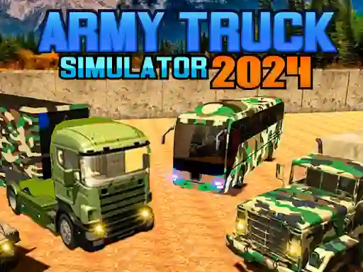 Gêm Army Truck Simulator 2024 ar-lein