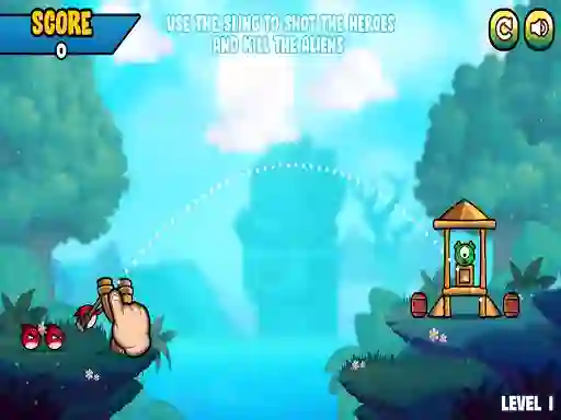 Gêm Angry Battle Birds Mania ar-lein