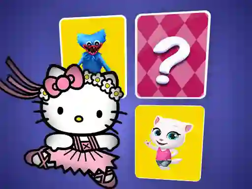 Gêm Hello Kitty Memory Card Match ar-lein