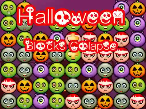 Gêm Halloween Block Collapse ar-lein