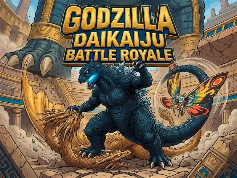 Gêm Godzilla Daikaiju Battle Royale ar-lein