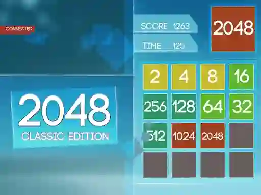 Gêm 2048 Classic edition ar-lein