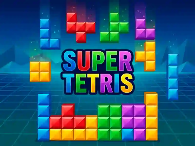 Gêm Super Tetris ar-lein