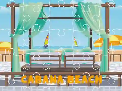 Gêm Cabana Beach Jigsaw ar-lein