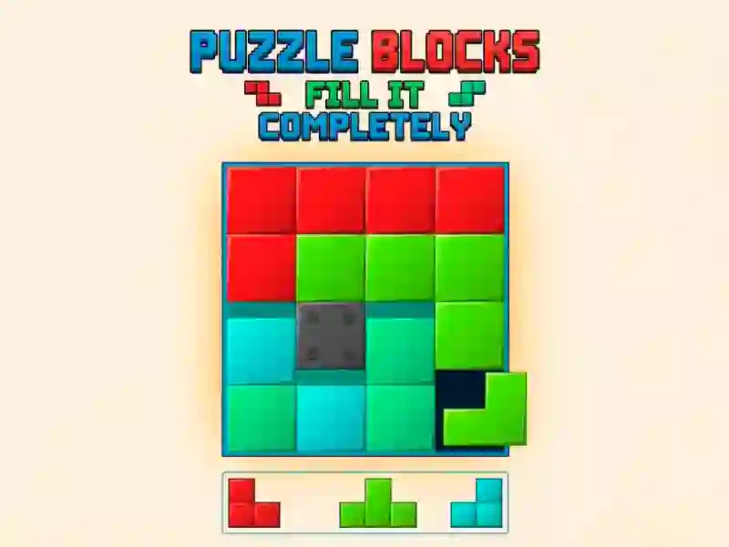 Gêm Puzzle Blocks: Fill It Completely ar-lein