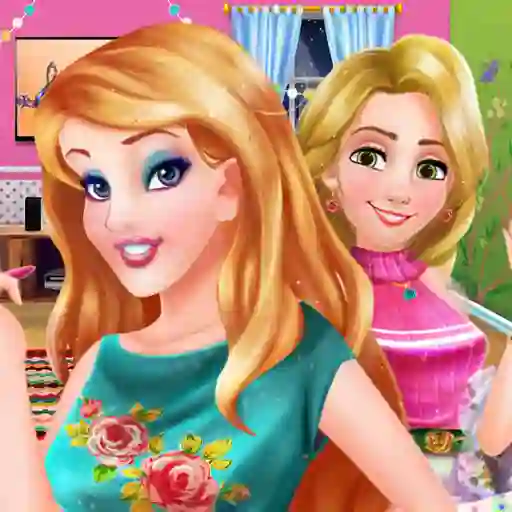 Gêm Fun Girls Night ar-lein