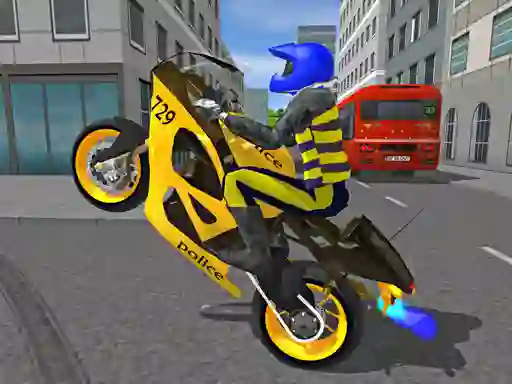 Gêm Police Motorbike Race Simulator ar-lein