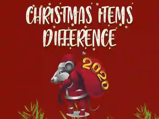 Gêm Christmas Items Differences ar-lein
