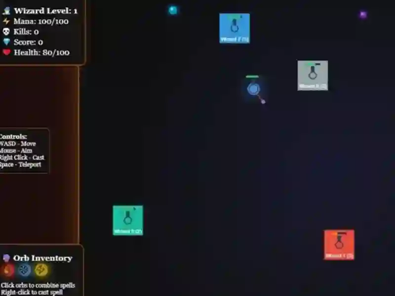 Gêm Spell Caster Io ar-lein