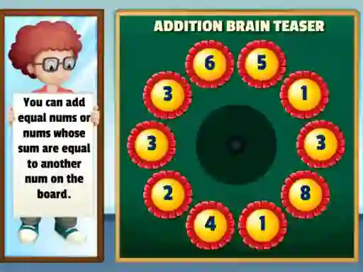 Gêm Addition brain teaser ar-lein